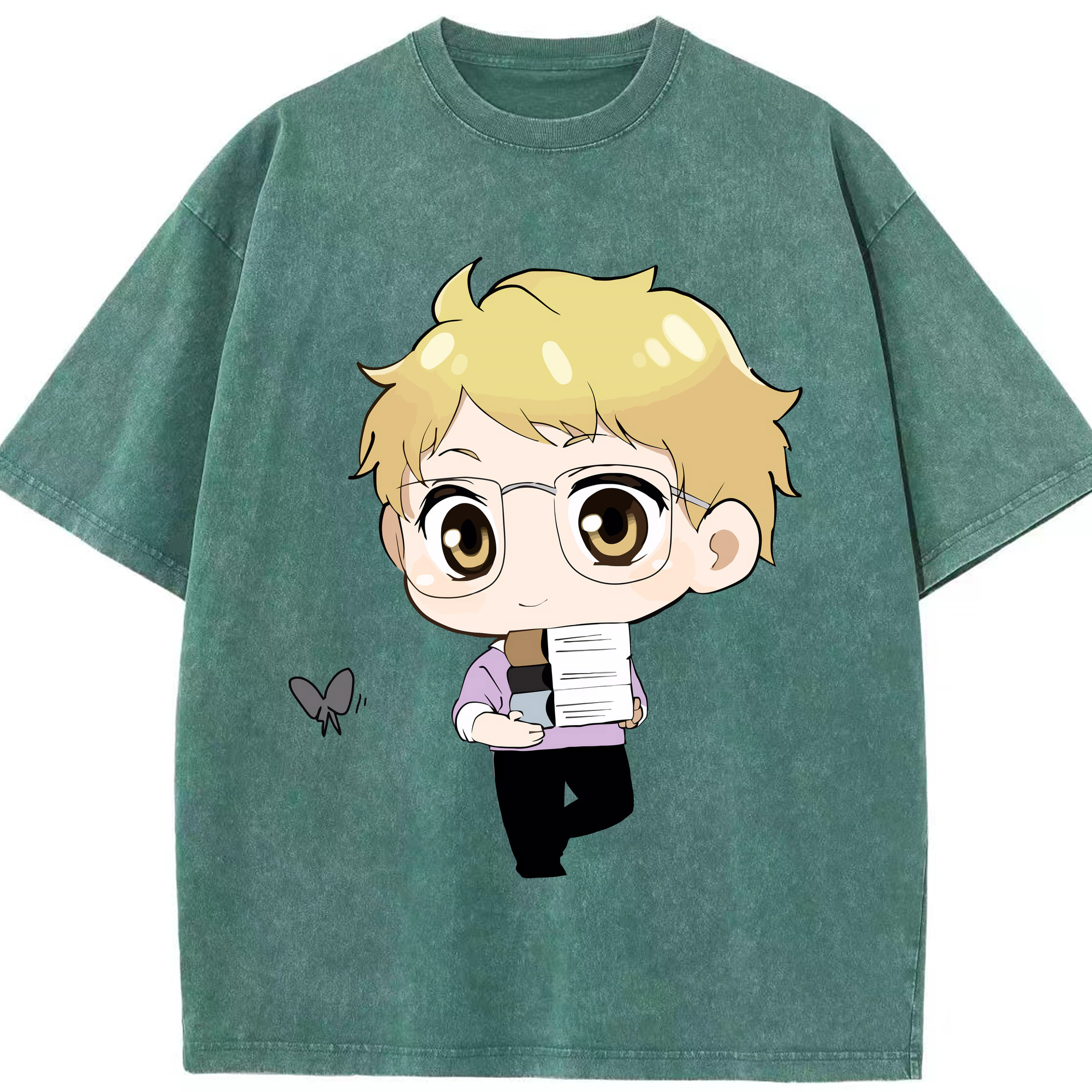 （画像用） ハイキュー!! Haikyu!! 綿100% ヴィンテージ風 半袖Tシャツ（フロントプリント）